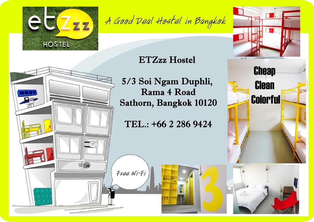 Jellybean Ezy Hostel Sathorn Бангкок Экстерьер фото